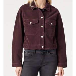 Mavi Women's Corduroy Jacket - Deep Burgundy